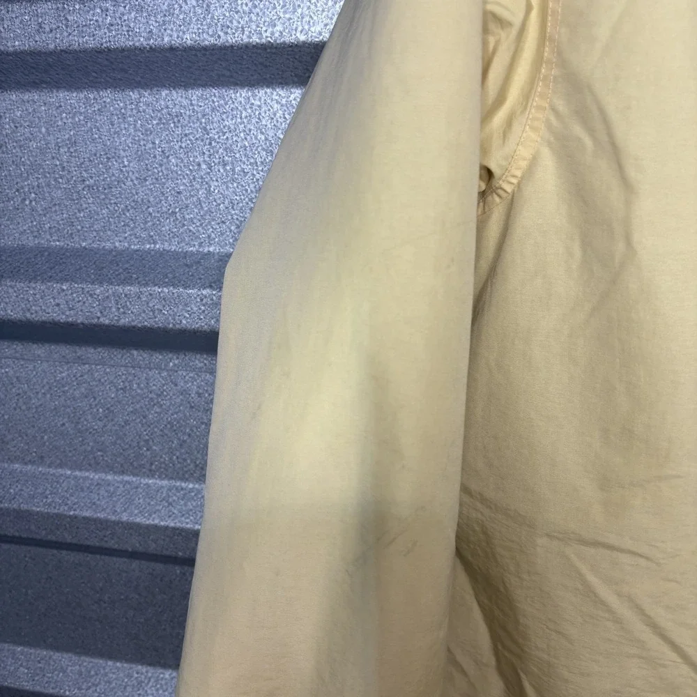 Cabelas Destination Above Sea Level Yellow Fleece Lined Jacket Size S